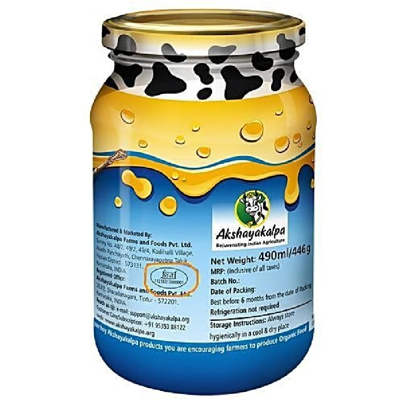 Akshayakalpa Organic Cow Ghee, 490 ml-2.webp